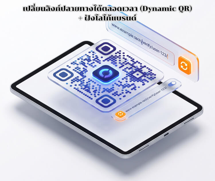 Dynamic QR Code with Custom Logo